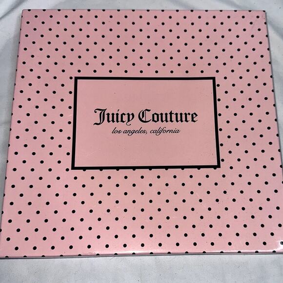 Juicy Couture Raspberry Tart Wallet Floral Card Holder Keychain Gift Set NIB - Picture 6 of 6